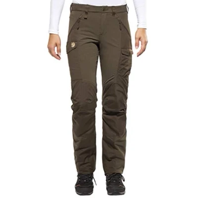 Abbildung von Fjällräven Damen Nikka Curved Hose, Dark Olive, 48