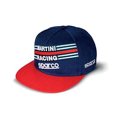Abbildung von Sparco Schirmmütze, flach, Martini R, Blau