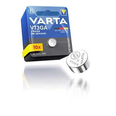 Abbildung von VARTA Batterien Knopfzellen V13GA/LR44, 10 Stück, Power on Demand, 1,5V, für Spielsachen, Taschenrechner, Messgeräte, kompakt mit langanhaltender &amp; hoher Leistung [Exklusiv bei Amazon]