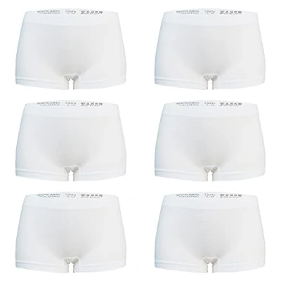 Abbildung von Libella Unterhosen Boxershorts Damen Seamless Slips Nahtlose Unterwäsche Shorts Hotpants Nahtlos Shorty 6er Pack WH 2XL/3XL