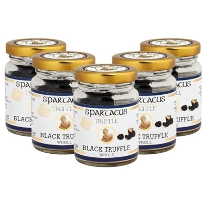 Abbildung von SPARTACUS GANZE schwarze TRÜFFEL, NATÜRLICHES AROMA, OHNE ZUSÄTZE ODER KONSERVIERUNGSSTOFFE (Ganze Trüffel 175 g)