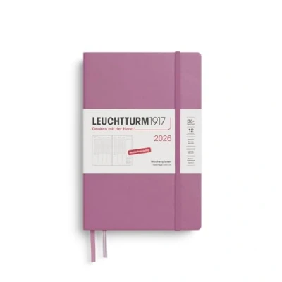 Abbildung von LEUCHTTURM1917 372585 Wochenplaner Paperback (B6+) 2026, 12 Monate, Dusty Rose, Deutsch