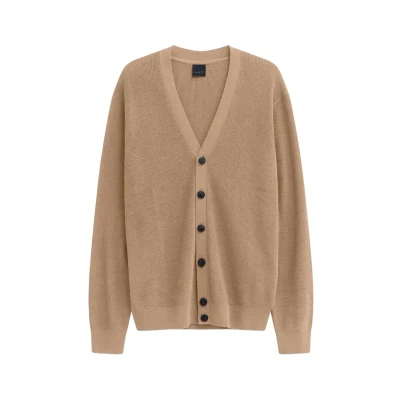 Abbildung von bugatti Strickjacke 40beige, Herren, Größe: 4XL, 40 beige