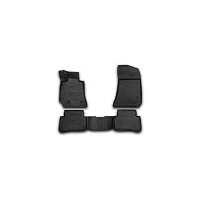 Abbildung von Element 3D Fussmatten für Mercedes Benz E Class W212, 2009 2016, Sedan, 4 st. (TPE, hohe Haltbarkeit)