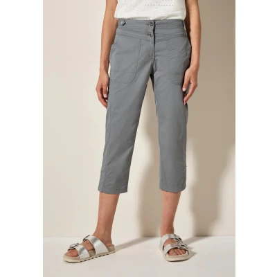 Abbildung von Cecil 3/4 Papertouch Shorts, Damen, Größe: 29x22, Grau