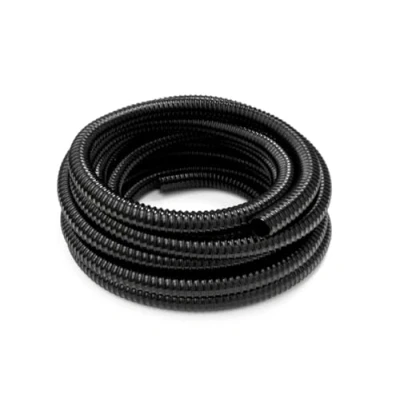 Abbildung von HeRo24 PVC Spiralschlauch 32 mm / 5 m lang für Teiche &amp; Bachläufe schwarz