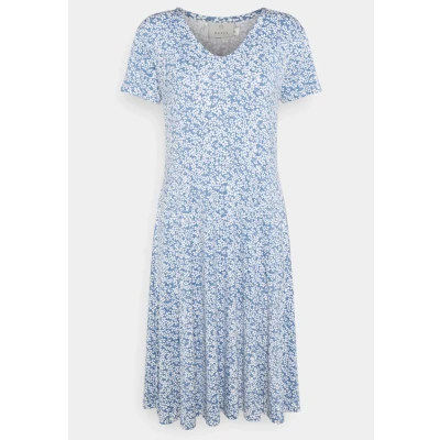 Abbildung von Kaffe Jerseykleid, Damen, Größe: Large, Quithabour/chalk