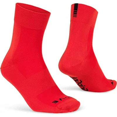 Abbildung von GripGrab Lightweight SL Performance Sommer Radsport Socken 1er und 3er Pack Eyecatching 2 Längen Radsocken Lang Kurz