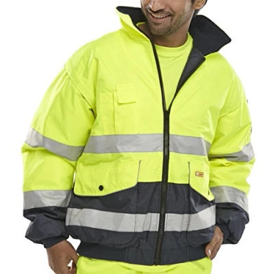 Abbildung von Bseen Europa Bomber Jacket Yellow/Navy Medium