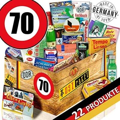 Abbildung von Spezialitäten Geschenk/DDR Box/Geburtstag 70 / Geschenk Set Mutter