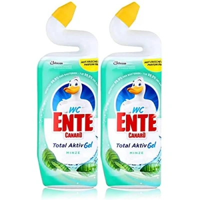Abbildung von WC Ente Total Aktiv Gel Minze 750ml Flüssiger Reiniger (2er Pack)