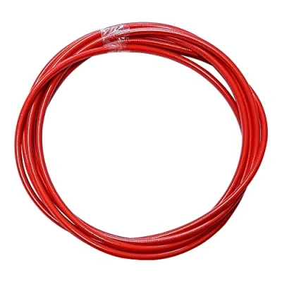 Abbildung von cyclingcolors Bremszughülle bowdenzug bremszug hüllen 5mm kabelgehäuse fahrrad rennrad city oldtimer (Rot)