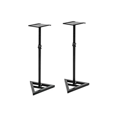 Abbildung von OMNITRONIC MO 5 Monitorständer 2 Stück Monitorständer, von 75 bis 130 cm ausfahrbar, jeweils 30 kg belastbar