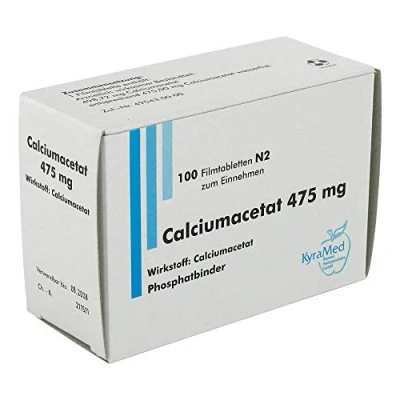 Abbildung von Calciumacetat 475 mg Filmtabletten 100 St