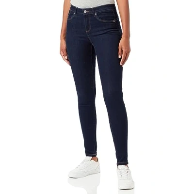 Abbildung von Vero Moda MID RISE Jeans Slim Fit, Damen, Größe: XSx32, Dark blue denim