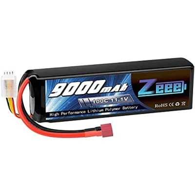 Abbildung von Zeee 3S Lipo Akku 11,1V 9000mAh 100C RC Batterie mit Deans T Stecker für Car Truck Auto Boot LKW Truggy Hobby