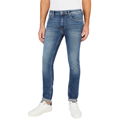 Abbildung von Pepe Jeans Finsbury Skinny Fit, Herren, Größe: 30x30, Denim