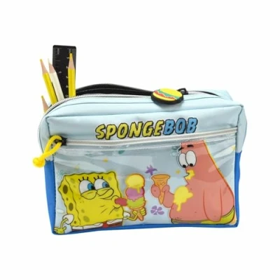 Abbildung von Thumbs Up SpongeBob, Soft pencil case, Multicolour, Image, Zipper, 192 mm