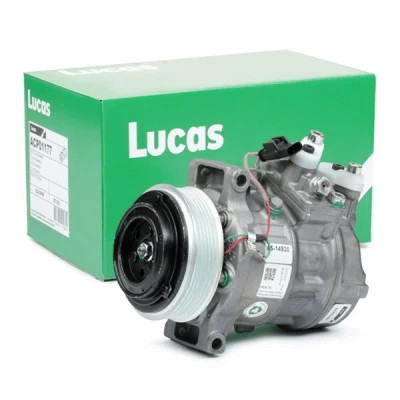 Abbildung von LUCAS ACP01091 Kompressor PAG 46 YF R 134a, 1234yf mit Dichtungen MERCEDES BENZ: E Klasse T modell, Vito Tourer, C modell