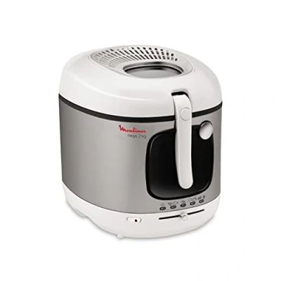 Abbildung von Moulinex Fritteuse &quot;AM4800 Mega&quot;, 2100 W, Kapazität 2 kg, für 8 Personen, Anti Geruchs Filter, knusprige Pommes