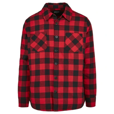 Abbildung von Urban Classics Hemd, Herren, Größe: Small, Black/red