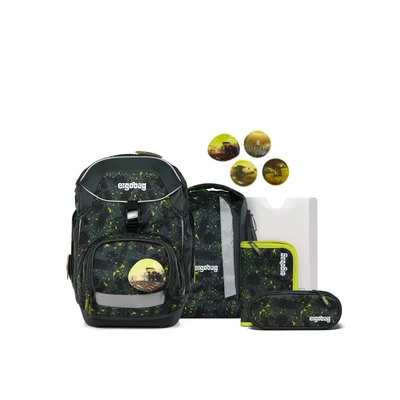 Abbildung von ergobag Schulrucksack Set Mähdreschbär Grau