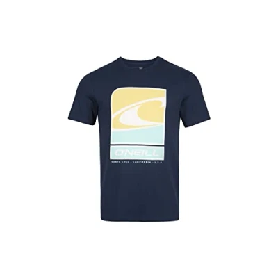 Abbildung von O&#039;NEILL Herren Tees kurzärmelige Flagge, Welle Unterhemd, 15011 Ink Blau, M/L