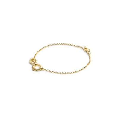 Abbildung von Elli Armband Damen Infinity Symbol mit Zirkonia Kristallen in 925 Sterling Silber