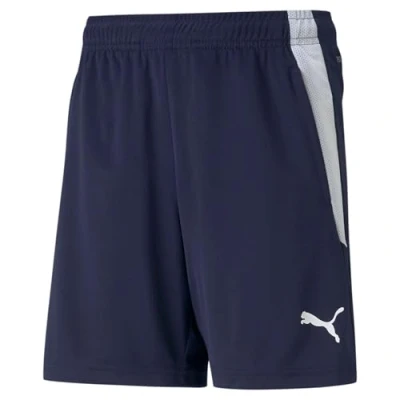 Abbildung von Puma Fussball Teamsport Textil Teamliga KIDS kurze Sporthose für Kinder, Größe: 152, Blauweiss