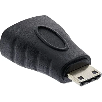 Abbildung von InLine 17690G HDMI Adapter, A Buchse auf Mini C Stecker, 4K/60Hz kompatibel, vergoldete Kontakte