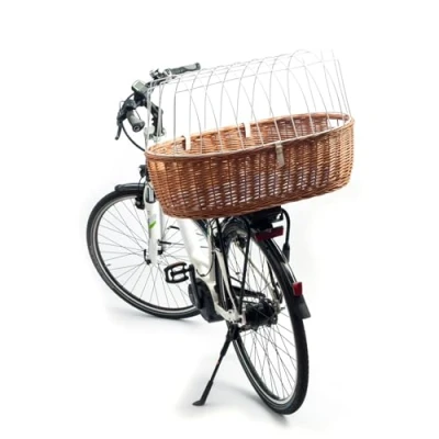 Abbildung von Aumüller Unisex Erwachsene XXL Tierkorb, Braun,Weiß, 70 x 50 42/22 cm