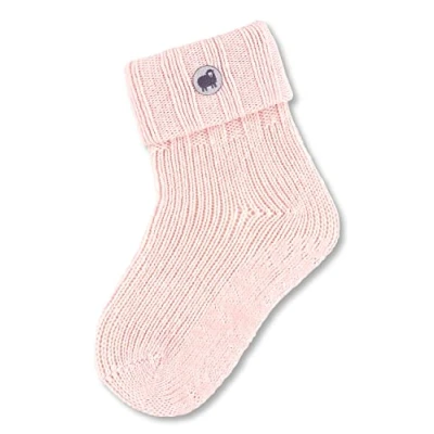 Abbildung von Sterntaler Baby Mädchen Fliesen Socken Fli Umschlag Wolle, Rosa, 34