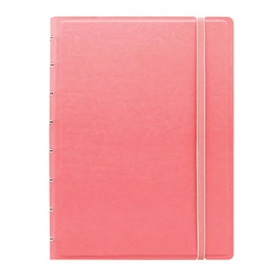Abbildung von Filofax Nachfüllbares Pastell Notizbuch, A5 (21 x 12,7 cm), Rose, 112 cremefarbene bewegliche Seiten, Index, Taschen und Lesezeichen (B115053U)