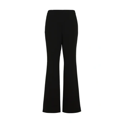 Abbildung von comma casual identity Elastische MIT Flared LEG Stoffhose, Damen, Größe: 34, Schwarz