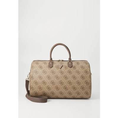 Abbildung von Guess Berta Duffel Unisex Weekender, Größe: One Size, Latte logo/brown