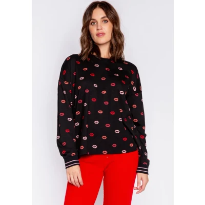 Abbildung von PJ Salvage BE MINE Nachtwäsche Shirt, Damen, Größe: XS, Schwarz