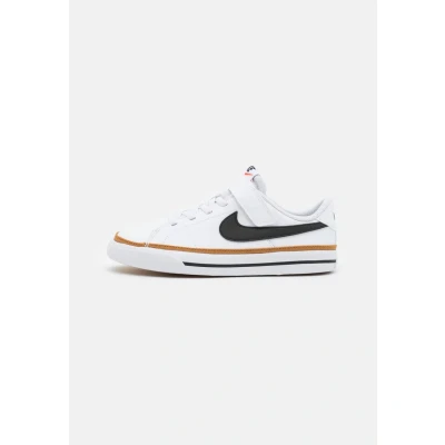 Abbildung von Nike Sportswear Court Legacy Sneaker low für Kinder, Größe: 31.5, White/black/desert ochre/light brown Schuhe