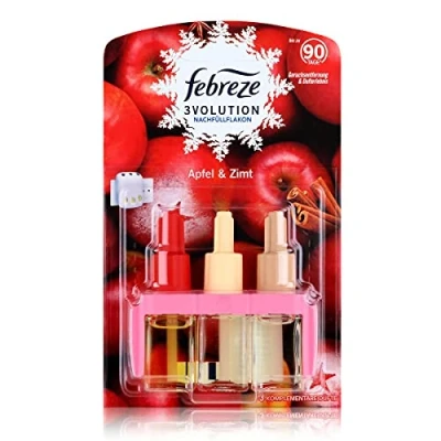 Abbildung von Febreze 3Volution Duftstecker Apfel &amp; Zimt, Nachfüller, Raumduft und Lufterfrischer, 20 ml
