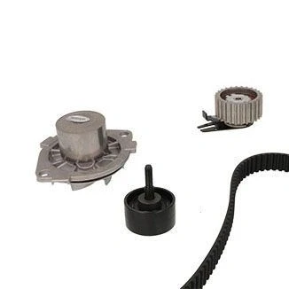 Abbildung von Wasserpumpe + Zahnriemensatz METELLI 30 0672 4