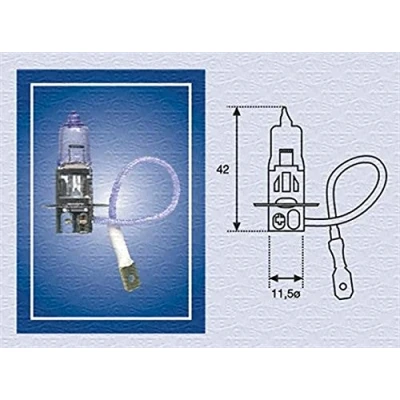 Abbildung von MAGNETI MARELLI 002554100000 Glühlampe, Nebelscheinwerfer PK22s 24 70