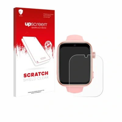 Abbildung von upscreen Schutzfolie für Akumaka 4G Kids Smartwatch Kristall klar, Kratzschutz, Anti Fingerprint