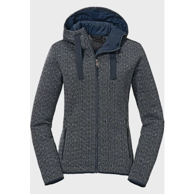 Abbildung von Schöffel HOOD Aurora L Fleecejacke, Damen, Größe: 46, Blau