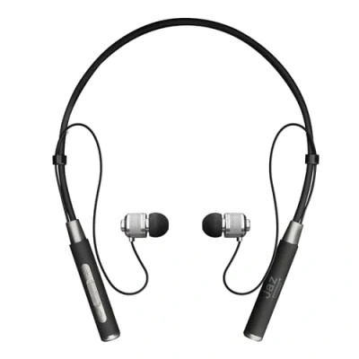 Abbildung von JAZ SBS Spirit Stereo Ohrhörer Wireless V.5.0 mit Metall Finish, Flexibles Nackenband, Multifunktionstasten für Musik und Anrufe