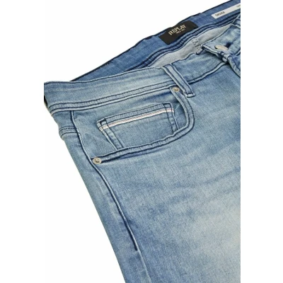 Abbildung von Replay Jeans Straight Leg, Herren, Größe: 38x32, Light blue denim
