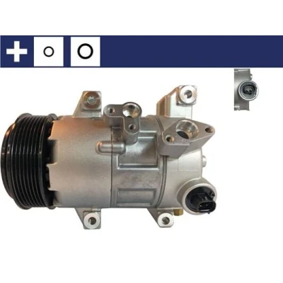 Abbildung von MAHLE ORIGINAL ACP 975 000S Kompressor 5SE12C 12 PAG 46 R 134a mit Dichtring TOYOTA: Avensis III Station Wagon, Verso, Auris Schrägheck