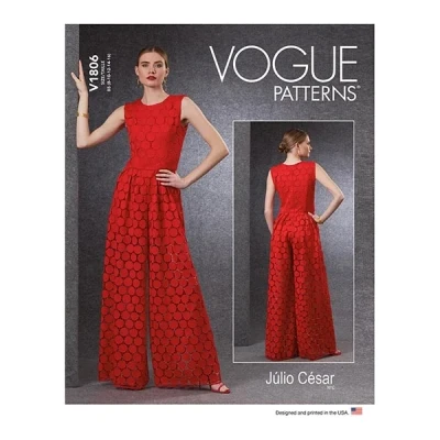 Abbildung von Vogue Patterns V1806F5 Damen Sportbekleidung F5 (44 46 50)