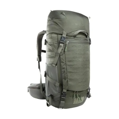 Abbildung von Tatonka Pyrox 45+10 BC Tourenrucksack mit großer Frontöffnung, MOLLE System, Bodenfach, Regenhülle und stufenlos einstellbarem Rückensystem 55 Liter