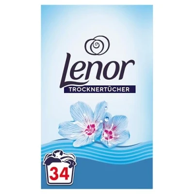 Abbildung von 12x Lenor Trocknertücher Aprilfrisch 34 Stück