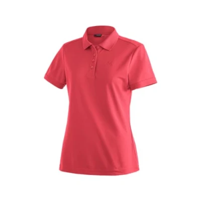 Abbildung von Maier Sports Ulrike, Damen Poloshirt, Leichtes Piqué Funktionspoloshirt für Wandern und Freizeit, dryprotec Technologie, Atmungsaktiv, NFC Chip einfaches Recycling, Schwarz, 46