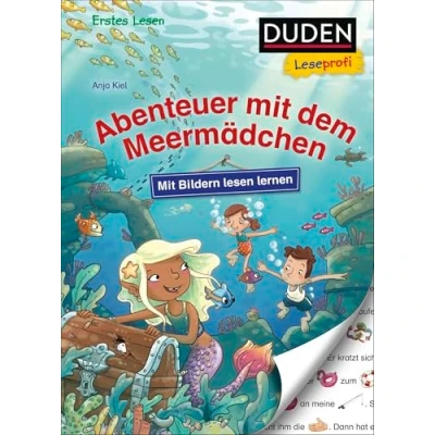 Abbildung von Duden Leseprofi mit Bildern lesen lernen: Abenteuer dem Meermädchen: Kinderbuch für Erstleser ab 4 Jahren